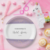 Pastel Mauve Celestial Vrijgezellenfeest Welkom Papieren Bordje (Feest)