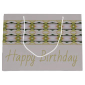 Pastel Mauve met modern patroon Groot Cadeauzakje (Voorkant)