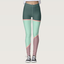 Pastel mauve roze groen blauwgroen kleurenblok