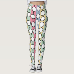 Pastel MCM kleurrijke lijnen Leggings