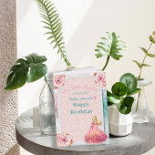 Pastel Meisjes Verjaardag Kaart Onze Kleine Prinse