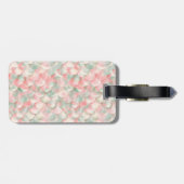 Pastel Mermaid gold GLITTER CUSTOM BAGAGELABEL (Achterkant horizontaal)