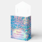 pastel mermaid kids Birthday Favor Box Bedankdoosjes (Geopend)