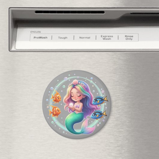 Pastel Mermaid Magic Magnet (Insitu (Vaatwasser))