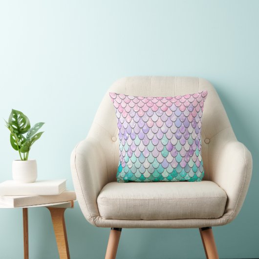 Pastel Mermaid Pillow Kussen (Stoel)