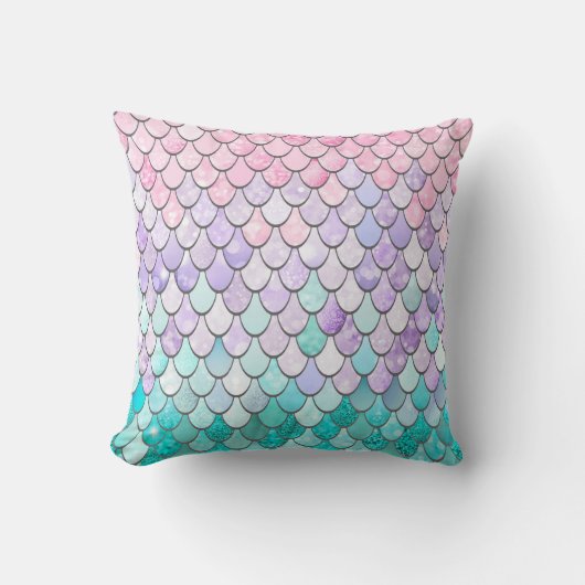 Pastel Mermaid Pillow Kussen (Voorkant)