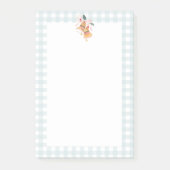 Pastel met blauw powder met kersttasje post-it® notes (Voorkant)