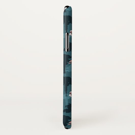 Pastel met Blauwgroen ontsteking Case-Mate iPhone Case (Achterkant / rechts)