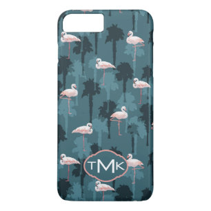 Pastel met Blauwgroen ontsteking Monogram Case-Mate iPhone Case