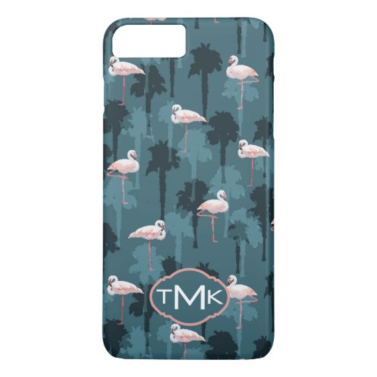 Pastel met Blauwgroen ontsteking | Monogram Case-Mate iPhone Case (Achterkant)