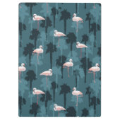 Pastel met Blauwgroen ontsteking | Monogram Klembord (Achterkant)