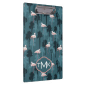 Pastel met Blauwgroen ontsteking | Monogram Klembord (Rechts)