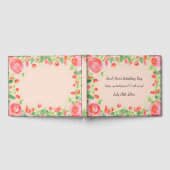 Pastel met bloemen gastenboek (Volledig)