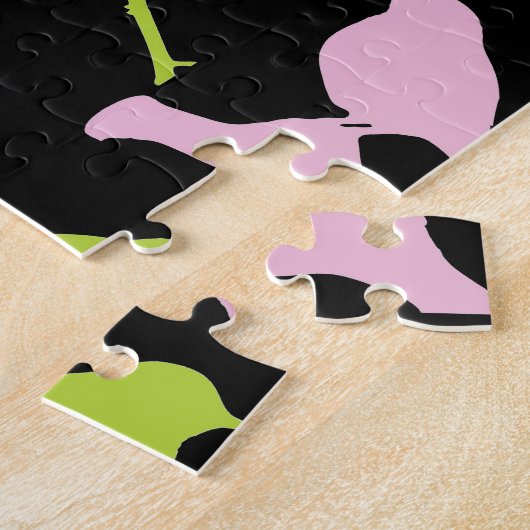 Pastel met kleurrijke variëteit vogelpatroon legpuzzel (Zijkant)