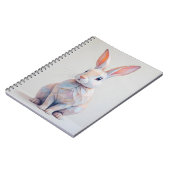 pastel met laag poly konijn notitieboek (Linkerzijde)