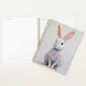 pastel met laag poly konijn planner (Display)