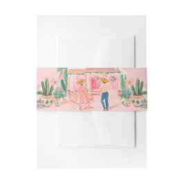 Pastel Mexicaanse Stad Uitnodigingen Wikkel