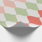 Pastel Midcentury Modern Gift Wrap – Retro Charm Cadeaupapier (Hoek)