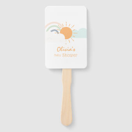 Pastel Minimal Baby shower Handwaaier