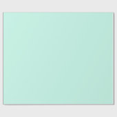 Pastel Mint Blauw Effen Kleur | Klassiek | Elegant Cadeaupapier (Vlak)