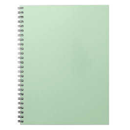 Pastel Mint Effen Kleur Minimalistisch Notitieboek