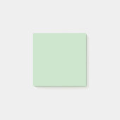 Pastel Mint Effen Kleur Minimalistisch Post-it® Notes (Voorkant)