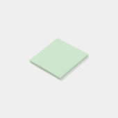Pastel Mint Effen Kleur Minimalistisch Post-it® Notes (Schuin)
