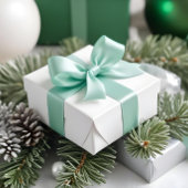 Pastel Mint Green #B2EBBB Satijnen Lint