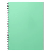 Pastel Mint Green Notitieboek (Voorkant)