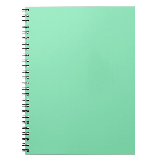 Pastel Mint Green Notitieboek (Voorkant)