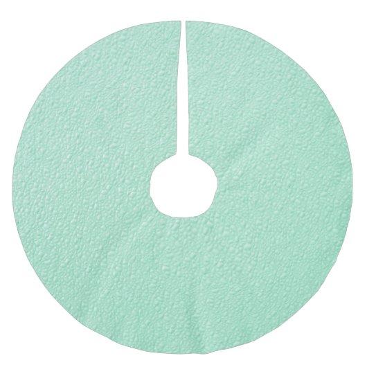 Pastel Mint Green Trendy Colors Kerstboom Rok (Voorkant)