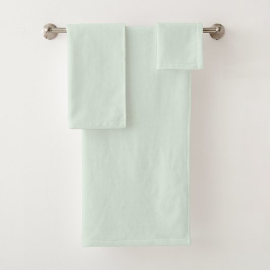 Pastel Mint Groen Effen Kleur Bad Handdoek (Insitu)