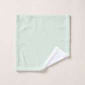 Pastel Mint Groen Effen Kleur Bad Handdoek (Wasdoekje)