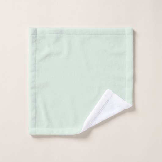 Pastel Mint Groen Effen Kleur Bad Handdoek (Wasdoekje)