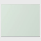 Pastel Mint Groen Effen Kleur Cadeaupapier (Vlak)