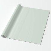 Pastel Mint Groen Effen Kleur Cadeaupapier (Uitgerold)