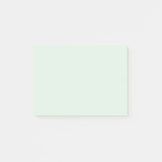 Pastel Mint Groen Effen Kleur Post-it® Notes (Voorkant)