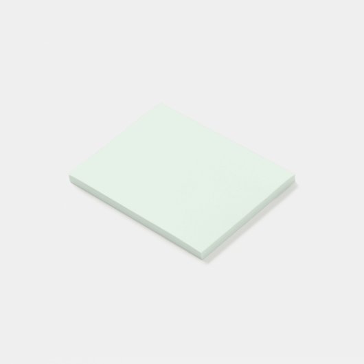 Pastel Mint Groen Effen Kleur Post-it® Notes (Schuin)