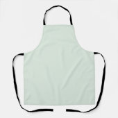 Pastel Mint Groen Effen Kleur Schort (Voorkant)