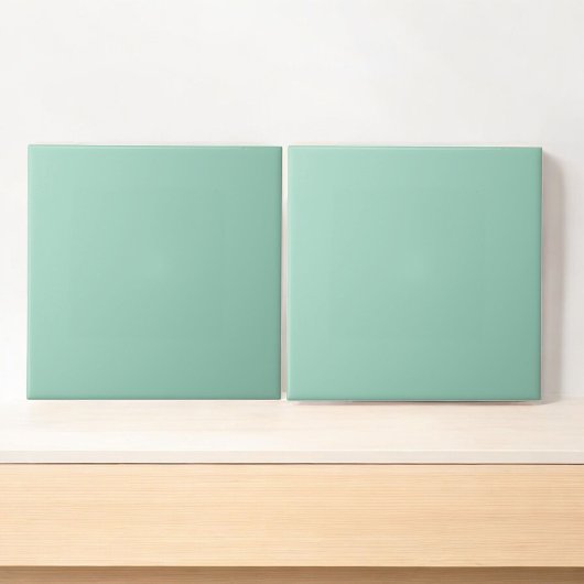 Pastel Mint Groen Minimalistische Lente & Zomer De Tegeltje
