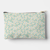 Pastel Mint Sage Daisy Bloemen Bruidsmeisje Custom Etui (Achterkant)