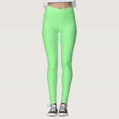 Pastel Mint Solid Color | Klassiek | Elegant Leggings (Voorkant)