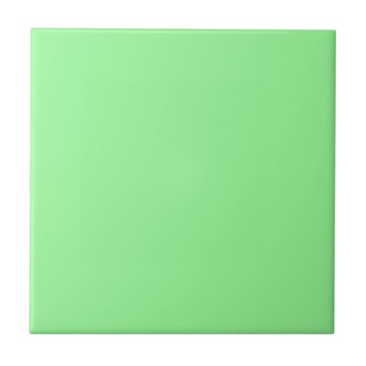Pastel Mint Solid Color | Klassiek | Elegant Tegeltje (Voorkant)