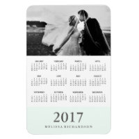 Pastel Mint Stripe | Elegante fotokalender 2017