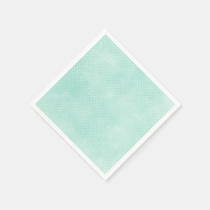 Pastel Minty Blue Turquoise Tiny Polka Dots Servet