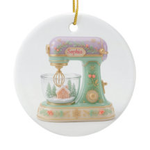 Pastel Mixer Sneeuwbol Bakker Op Maat Maakte Ornam