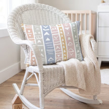 Pastel Modderdoek | Geometrische Streep