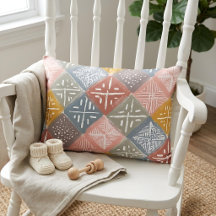 Pastel Modderdoek | Terracotta Tegel Diamant