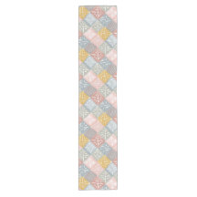 Pastel Modderdoek | Terracotta Tegel Diamant