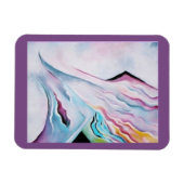 pastel Modern Art Kitchen Magnet Magneet (Horizontaal)